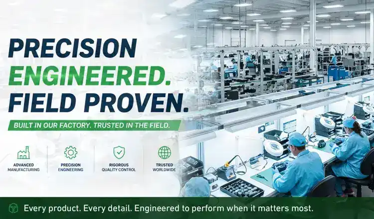 PRECISION ENGINEERED. FIELD PROVEN.
