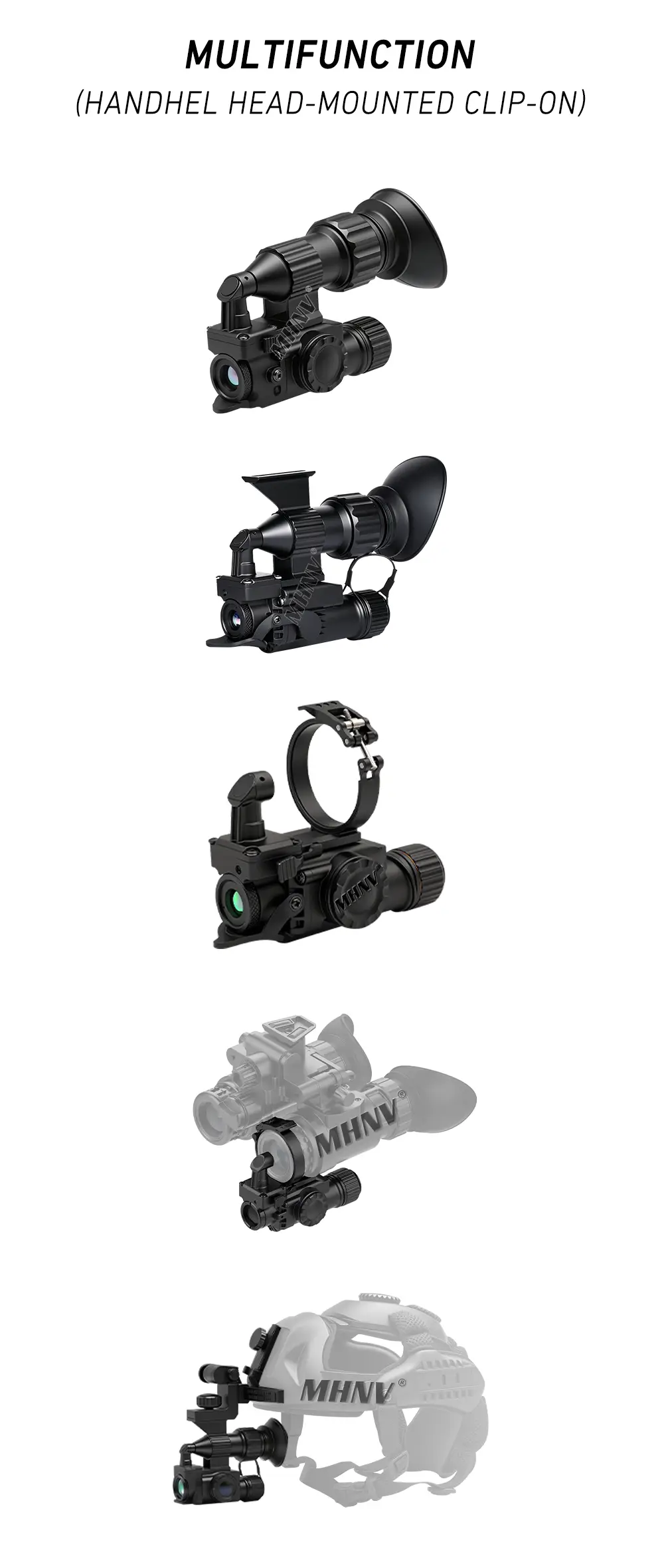 MHNV® MH-F-TI21 Modular Thermal Imaging Device Target Detection System Head-Mounted Thermal Imager