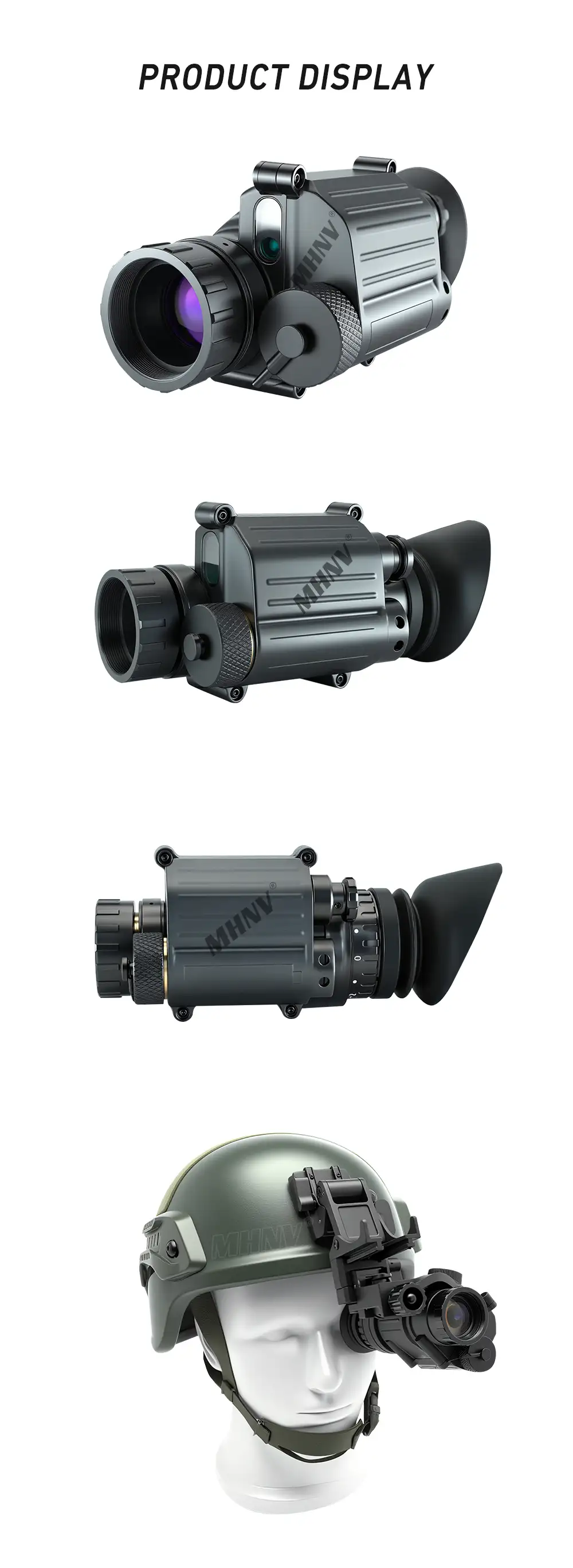 MHNV®|PVS14|Head-mounted  Night Vision Monocular,High Definition PVS-14 Housing Kits