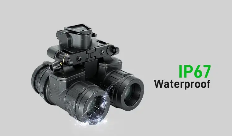 MHNV, Manual Gain, P43 Phosphor, Flying Lead / Contact Pin Connections, Image Intensifier Tube, PVS-31 Night Vision Binoculars
