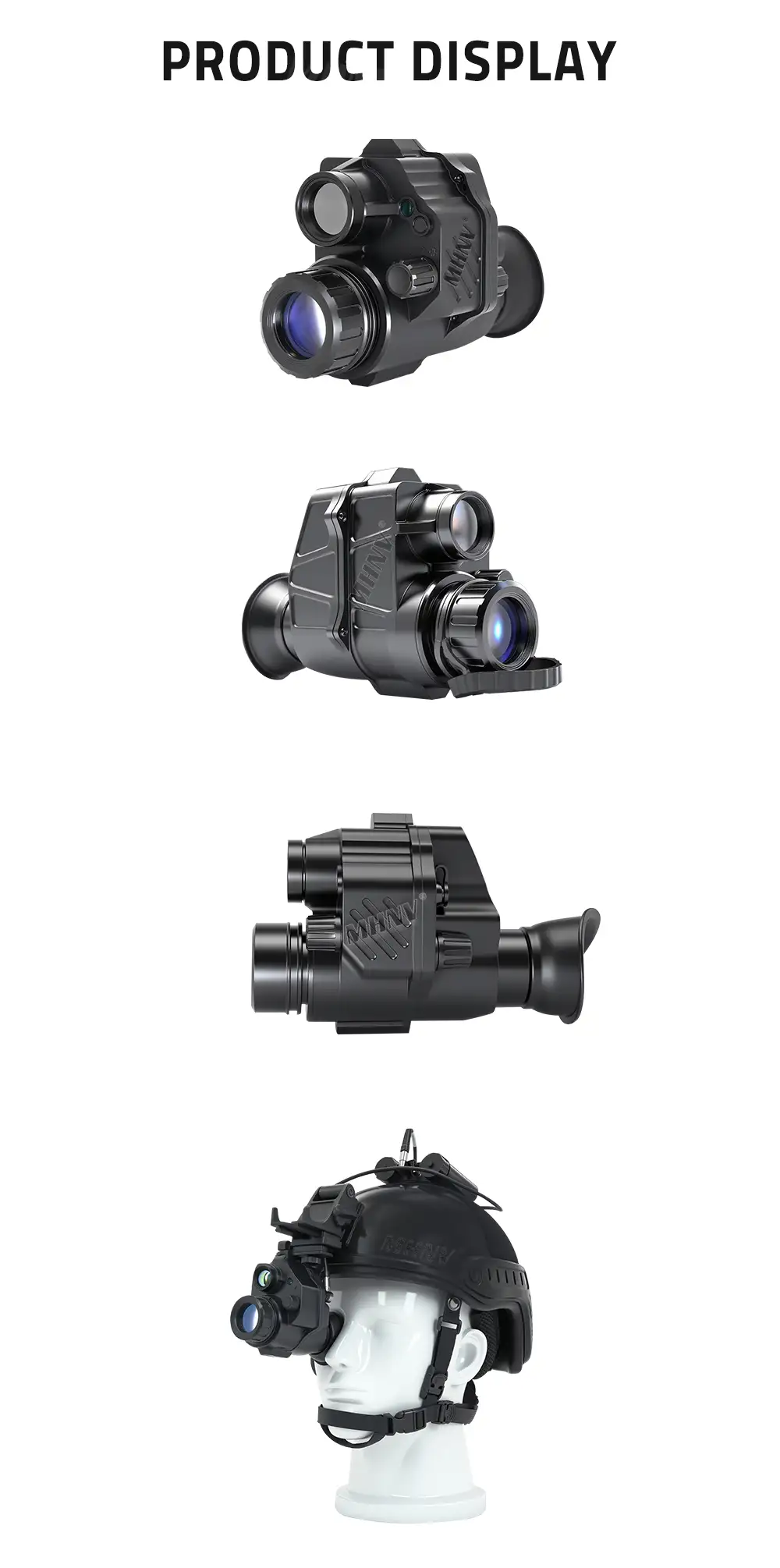 MHNV®  | MH-F-PVS14 | Night Vision & Thermal Fusion