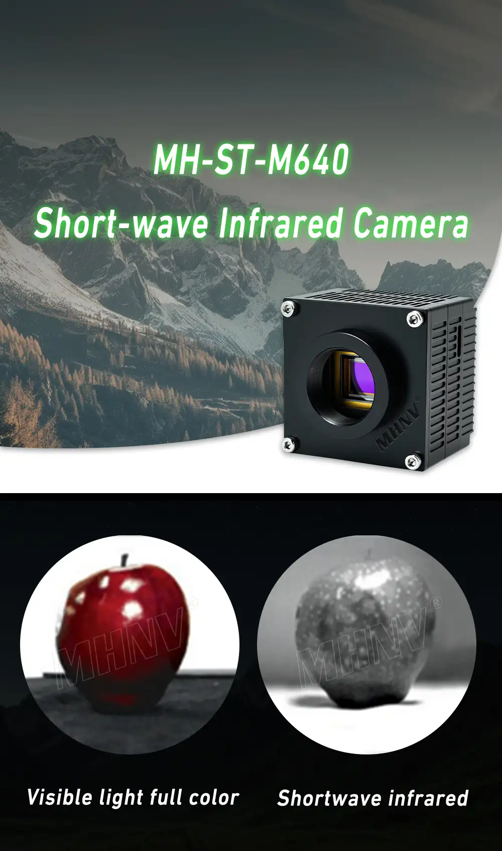MH-ST-M640|See-Through Fog & Low Visibility,Short Wave Infrared Cameras for Industrial Imaging|MHNV®