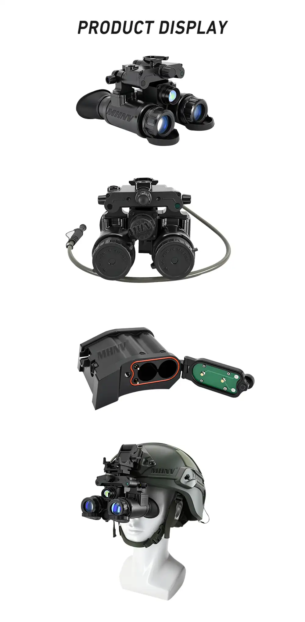 MHNV® Dual-Spectrum F-PVS31  FOV 40 Long Range Infrared 12um 640 Thermal Image Night Vision Fusion Thermal Binocular