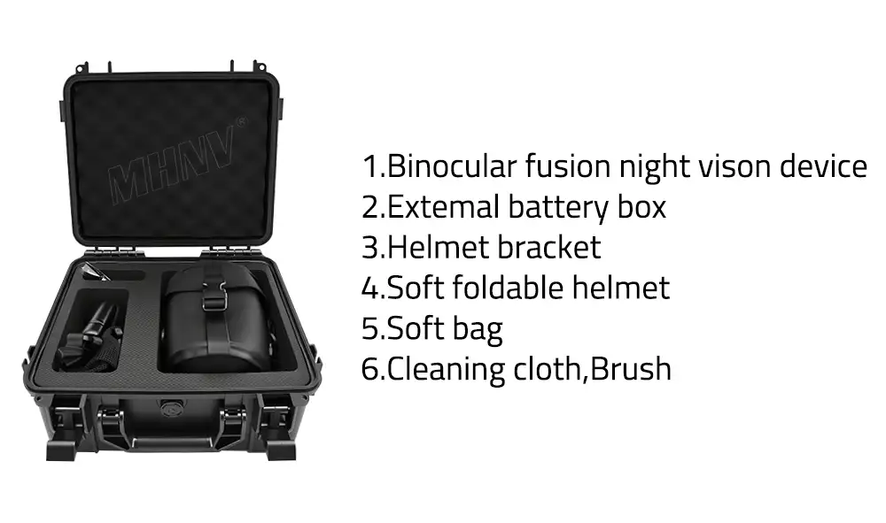 MHNV® F-PVS31 Fusion Thermal Enhanced Night Vision Binoculars Thermal Multi-function Thermal Imager