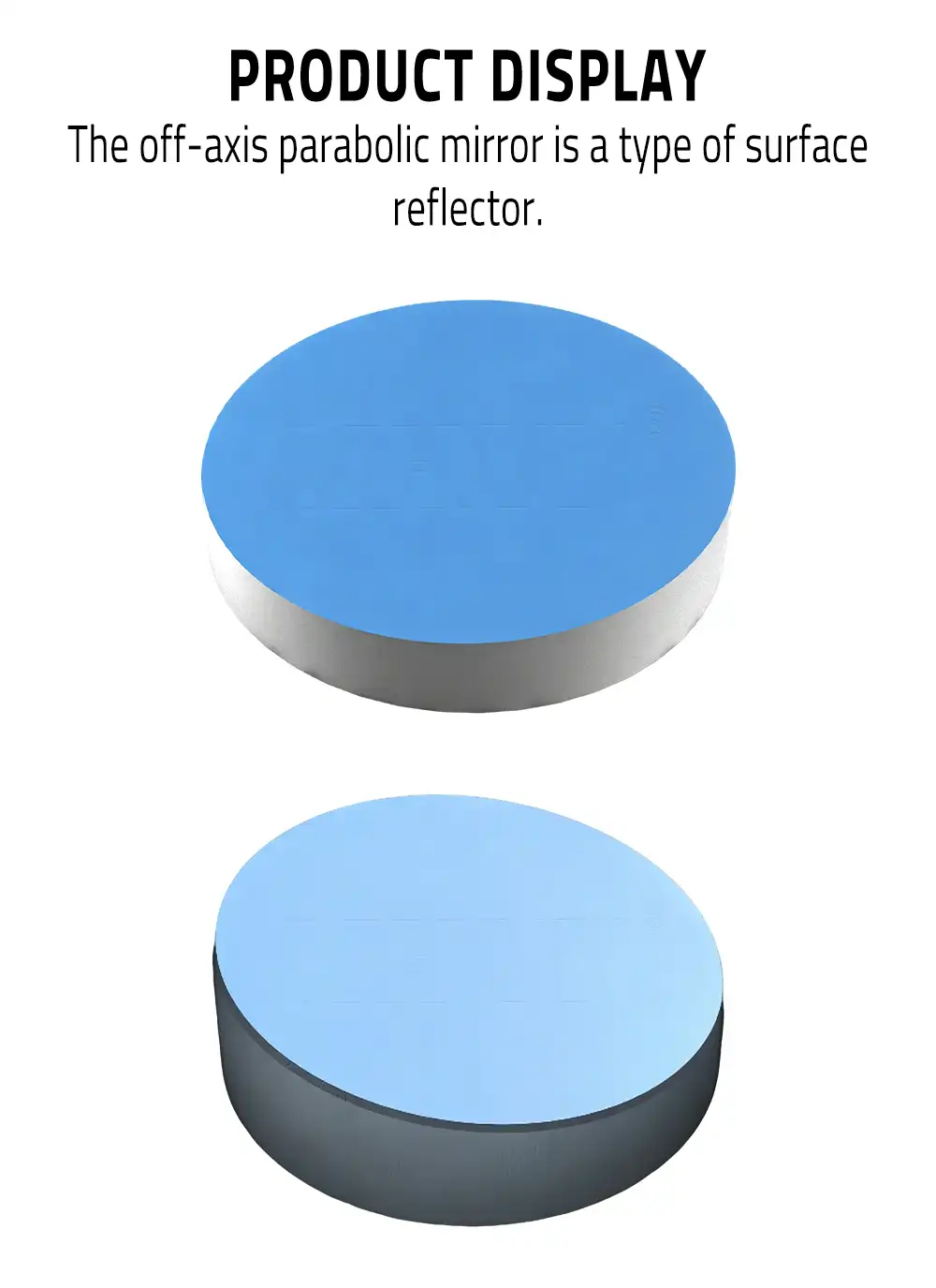 MHNV® | MH-CP Coaxial Parabolic Mirror | Optical Test Equipment
