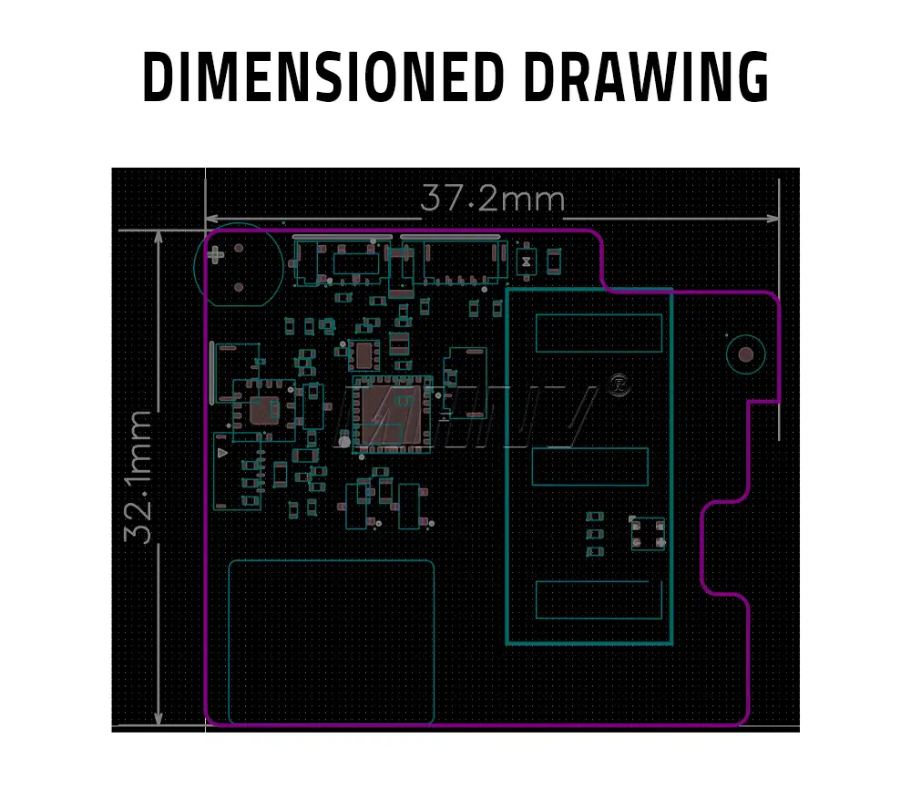 MHNV®  | PVS-14 Auto-Gating Night Vision Circuit Board | Night Vision Accessories Circuit Board for PVS14 Night Vision Monocular
