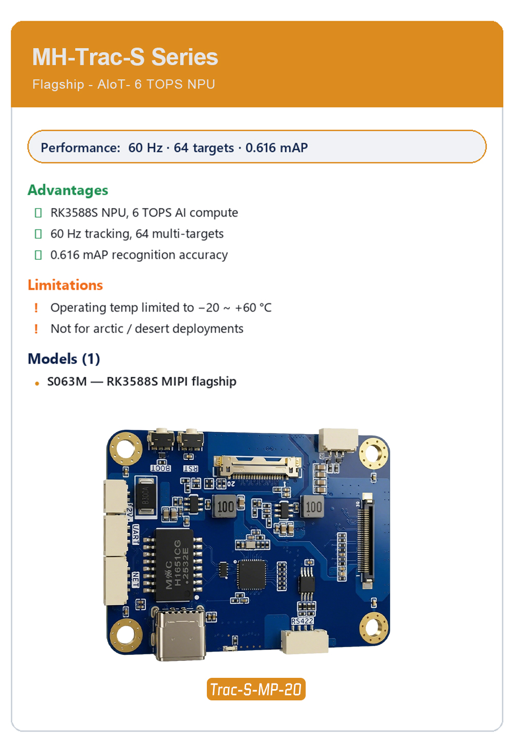 MHNV® | MHNV MIPI AI Tracking Board | Laser Range Finder